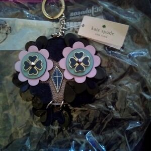 NWT KATE SPADE OWL KEY FOB/ HANGTAG